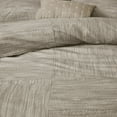 thumbnail image 5 of Madison Park King Size Comforter Set 7-Piece Printed Seersucker All Season Modern Taupe Bedding Set, 5 of 5