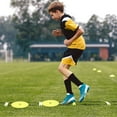 thumbnail image 4 of Minkissy 10pcs Flat Training Markers PVC Green High Visibility For Football Training for Fan Gear, 4 of 7