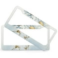 thumbnail image 2 of 2 PCS Ink Wash Daisy License Plate Frames Spring Summer Daisy Licenses Plates Frames Front Licenses Plate Covers Car Tag Frame Aluminum 2 Hole Funny Cute for USA Canada Vehicles, 2 of 6