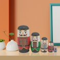 thumbnail image 3 of 5x Adorables de Anidación Juego Clásico de Madera Apilable Anidado Muñecas de Madera Juguetes Matryoshka para Adornos Cumpleaños , Yotijar muñecas de anidación, 3 of 10