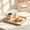 Beige #S, variant on Sturdy Resin Serving Tray Rectangular Snack Platter for Produce Appetizers and Everyday Kitchen Storage