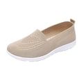 thumbnail image 2 of Willtoo Orthopedic Dress Shoes for Women Knit Slip on Comfort Lightweight Walking Shoes Arch Support Breathable Casual Shoes Non-Slip Fashion Running Sneakers, 2 of 4