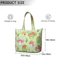 thumbnail image 5 of Forest Frog Travel Tote Bag, Green Frog and Mushroom Print Weekender Duffel, Nature Pattern Lightweight Multipurpose Carry-on, 5 of 5