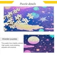 thumbnail image 2 of Dreamtimes Galaxy Planets Puzzle 500 Pieces - Wooden Jigsaw Puzzles for Family Games - Suitable for Teenagers and Adults, 2 of 7