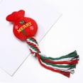 thumbnail image 4 of Pet Toys Rope Festive Theme Dog Toy with Rope Body for Interactive Chewing for Puppies and Dogs, 4 of 6