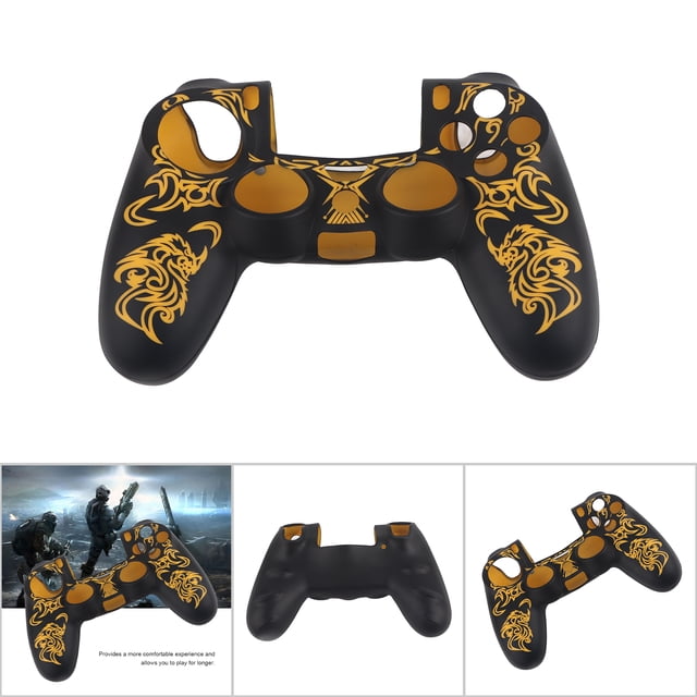 Funda De Silicona Suave, Funda Protectora Con Agarre De Piel Para 4 Controladores, Color Amarillo