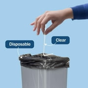 Tender Gentle Clear Plastic Straws, Disposable - 400 Individually Wrapped Bendy Drinking Straws - 7.75