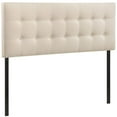 thumbnail image 2 of Modway Emily King Upholstered Polyester Fabric Headboard in Ivory, 2 of 8