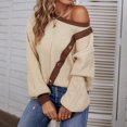 thumbnail image 3 of Tralilbee Women's Drop Shoulder Sweater, 3 of 6