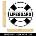 thumbnail image 2 of Lifeguard Lifesaver Buoy Self-Inking Rubber Stamp Ink Stamper - Green Ink - Mini 1/2 Inch, 2 of 7