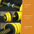 thumbnail image 4 of CoSoTower Dumbbell & Barbell Adjustable Set 55lbs Plate Bar Clamp Rod for Strength Training, Full Body Workout, Muscle Building Home Gym Sports Area Exercise Ergonomic, 4 of 7