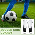 thumbnail image 5 of Soccer Shin Guards, Soccer Shin Pads EVA Cushion with Ankle Protection Youth Adults M Size White, 5 of 7