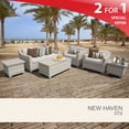 thumbnail image 2 of New Haven 7 Piece Outdoor Wicker Patio Furniture Set 07d, 2 of 7
