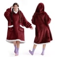 thumbnail image 1 of Sudadera con capucha Wearable Blanket Bedsure para adultos y niños, 1 of 6