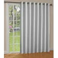 thumbnail image 3 of Gorgeous Home Linen Versatile K100 Silver Gray Thermal Blackout Patio Door Window Grommet Curtain Extra Wide Room Divider 100" Wide X 84" Length 1Pc, 3 of 5