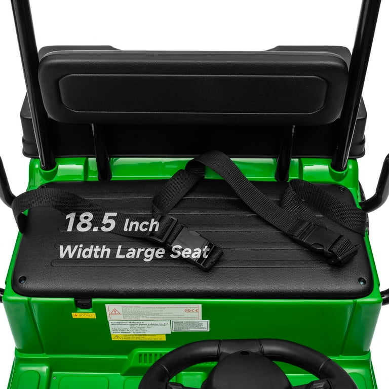 Track 7 24V Ride on Car, Electric Golf Cart with Ceiling, Ride on 