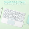 thumbnail image 4 of Teclado inalámbrico Bluetooth con panel táctil hebreo español coreano para iPad Pro Air para Xiaomi Huawei Android Windows Tablet, 4 of 5