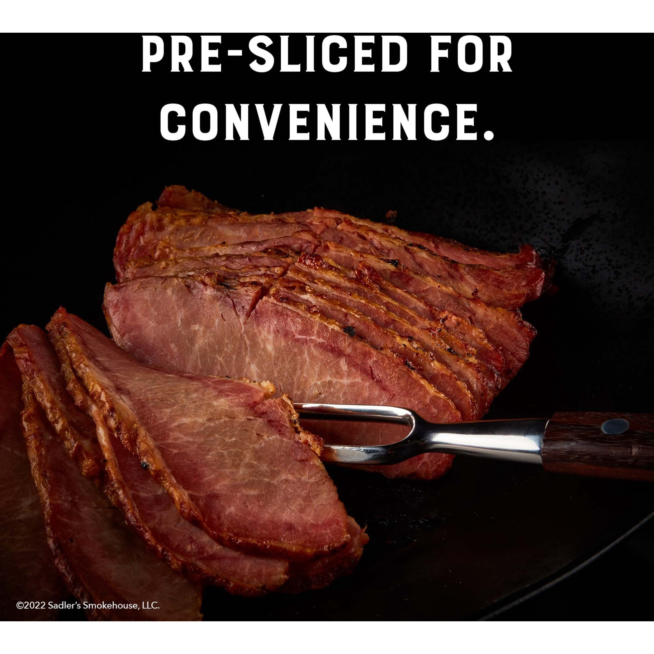 SADLER'S SMOKEHOUSE Seasoned TENDERSPLIT Sliced Beef Brisket, Refrigerated, 3-6 lbs Plastic Package