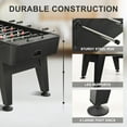 thumbnail image 6 of Raychee Foosball Table, 58Inch Competition Soccer Table Game w/ 2 Balls for Adult Kids Youth, Arcade Table Soccer with Leg Levelers and Heavy-Duty Legs for Home, Game Room, Party, 6 of 6