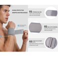 2 Pack Wrist Wraps for Sports Protection and Pain Relief, Adjustable