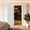 White#2, variant on Single Fold Accordion Door, PVC Folding Door with ABS Wheels, Oil Stain Water Resistant, Dual Handles, White