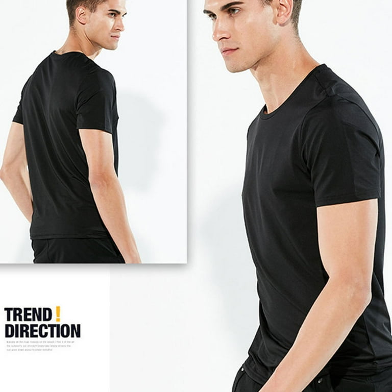 Waterproof Men T shirt Hydrophobic Stainproof Quick Dry Breathable