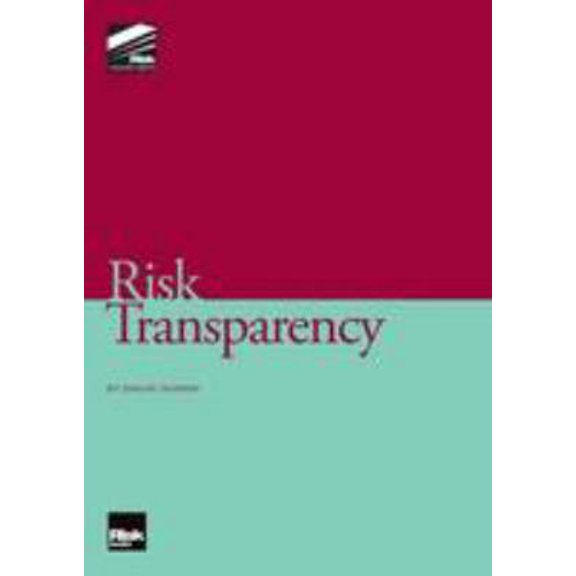 Pre-Owned Risk Transparency (Paperback) 1906348804 9781906348809