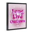 thumbnail image 3 of Stupell Industries Glam Long Live Outlaws Animals Painting Black Floater Framed Canvas Art Print Wall Art, 17 x 21, 3 of 9
