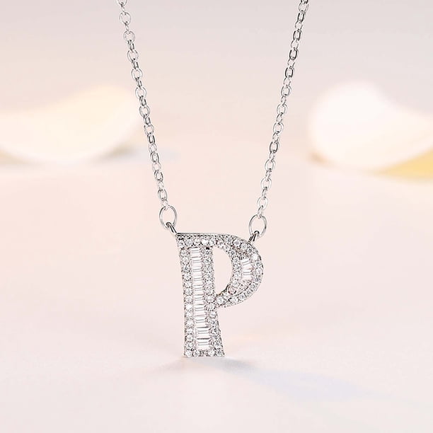 Collar con colgante de tu nombre, mi apellido y 26 palabras en inglés para hija.