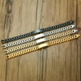 thumbnail image 6 of 10mm 15mm Silver/Black/Gold Plating Bangle Men's 316L Stainless Steel Bracelets, 6 of 9
