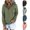 Green, variant on Hoodie for Women Hooded Long Drawstring Pocket for Womens Sleeve Down Hoodies Neck Sweatshirts Pullover Sweatshirts for Women Loose Fit Black Hoodie, Size XXL