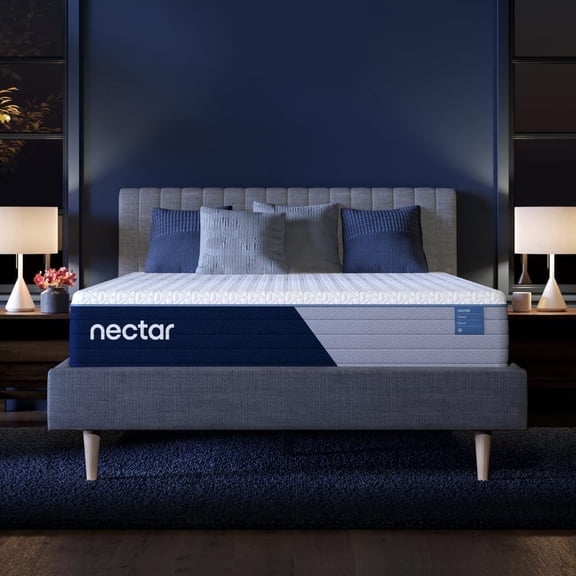 Nectar Classic Hybrid 12” Cal King Mattress - Medium Firm - Memory Foam & Innerspring Coils - Cooling Top Layer - Pressure-Relief - Mattress in a Box - 365-Night Trial & Forever Warranty