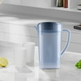 thumbnail image 2 of 0.8 Gal Clear Plastic Pitcher With Lid Large 9.84" Drink Container for Cold Drinks, Iced Tea, Lemonade, Milk, with Spout Filter & Scale, Gray, 2 of 6