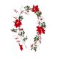 thumbnail image 1 of Artificial Wreaths Outdoor Artificial Rattan Red Berries Decoration Simulation Rattan Leaves Wreath Garland Z, 1 of 4