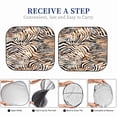 thumbnail image 6 of Haiem Watercolor Zebra Car Windshield Sun Shade (2 Pieces) Foldable Windshield Sun Shade Car Accessories for Truck SUV Pickup-Small, 6 of 7