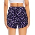 thumbnail image 2 of Rocae Lavender Flowers for Women's Athletic Shorts Quick Dry Workout Hiking Shorts With Pockets for Running, Yoga, Gym, Sports XX-Large, 2 of 9