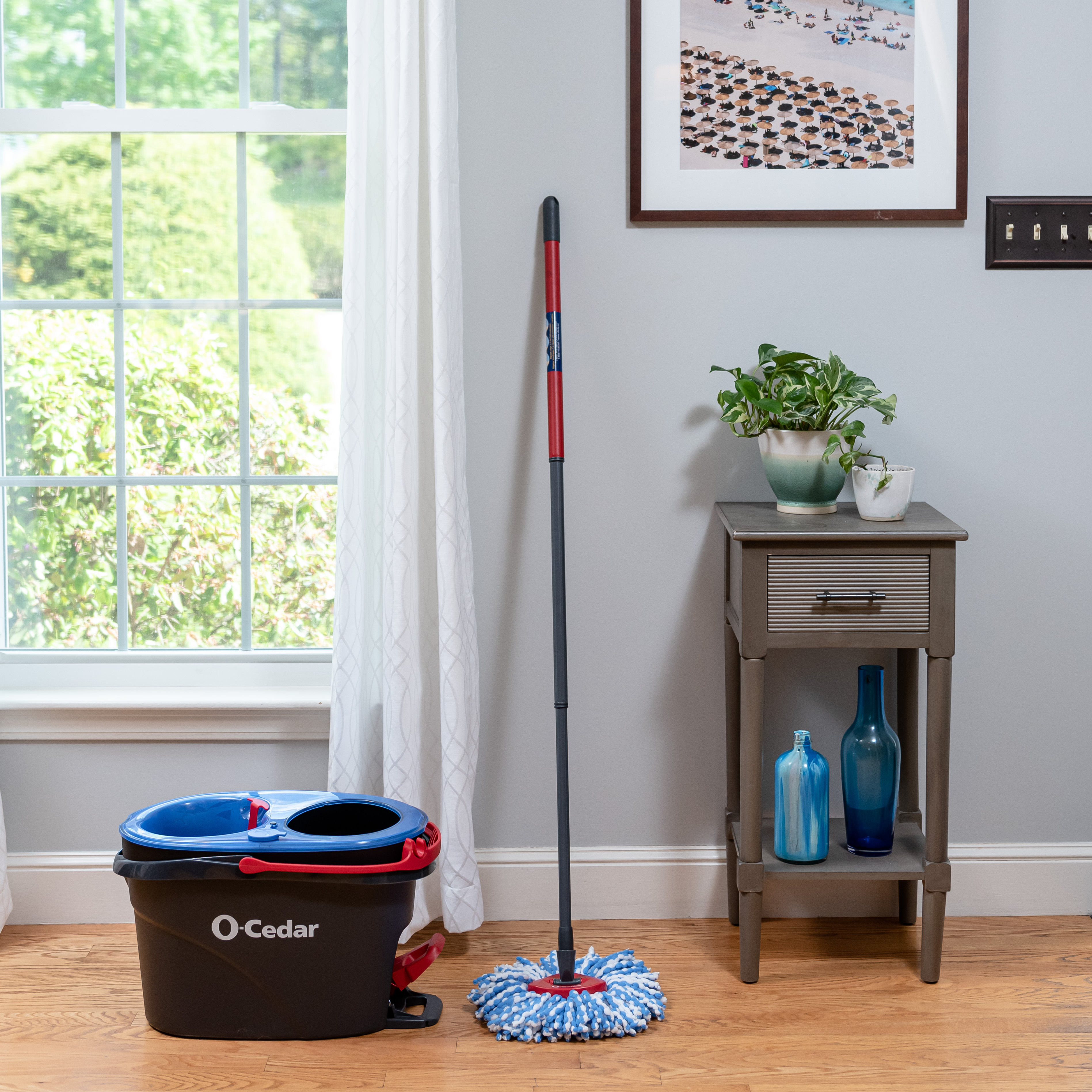 O-Cedar EasyWring RinseClean Spin Mop and Bucket System, Hands-Free System - image 24 of 25