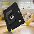 thumbnail image 6 of Fintie Case for iPad Mini 7th Generation (A17 Pro) 2024 / iPad Mini 6 2021, Fully-Body Rugged Heavy Duty Shockproof Protective Case with Kickstand for Kids, Black, 6 of 9
