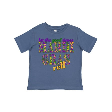 

Inktastic Mardi Gras- Let the Good Times Roll Gift Toddler Boy or Toddler Girl T-Shirt