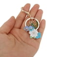 thumbnail image 5 of Unique Bargains 1 Pc Handbag Charms Keychains Durable Flower Bag Accessories Blue, 5 of 5