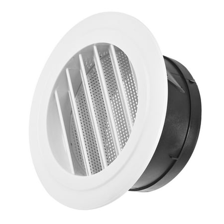 

Uxcell 5 Inch Removable Screen Grille Cover Slanted Louver Round Air Vent