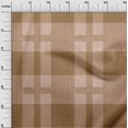 thumbnail image 3 of oneOone Velvet Light Brown Fabric Check Dress Material Fabric Print Fabric By The Yard 58 Inch Wide, 3 of 7