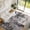 Grey, variant on Modern Abstract Washable Living Room Rug, Non Slip 10x13 Area Rugs for Bedroom, Ultra Thin Low Pile Large Under Table Carpet for Dining Room Office, Contemporary Home Decor Rugs, Grey