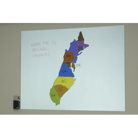 Insta De Projection Screen - ELITE SCREENS 114-INCH INSTANT DRY ERASE BOARD PROJECTION SCREEN 16:10 IWB114XW2aF INSTA-DE