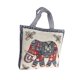 thumbnail image 4 of Bolsas de lona estilo retro con cremallera, gran capacidad, cómodas bolsas de compras. Estilo E, 4 of 9