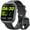 Black, variant on Mingdaln smartwatch fits for Android and Iphone Devices，1.85 Inches with Answer/Make Calls/100+ sport mode, with Activity Fitness Tracker for men and women (black)