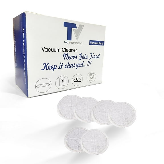 Replacement Part For Bissell Spinwave 2039, 20391 Soft Touch Mop Pads (3 Pack 6 Pads) # 1611297, 161-1297