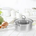 thumbnail image 4 of Shisuyan 1 Set of Stainless Steel Cookware Set Soup Stewing Pot Small Milk Pot Frying Pan Set, 4 of 8