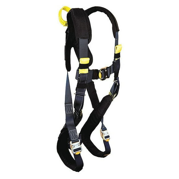 3m Dbi-Sala Full Body Harness,L,420 lb.,Bl/Gry/Ylw 1110841
