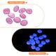 thumbnail image 4 of Uxcell 200 Paquete Rocas Brillantes 0.51''-0.67'' Piedras Brillantes Decoración en la Oscuridad Piedras Luminiscentes Decorativas Rosa Claro, 4 of 7